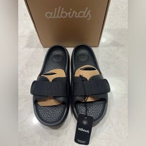 Allbirds Sugar Sliders Slide Sandals Black Eco Friendly Choose Size !